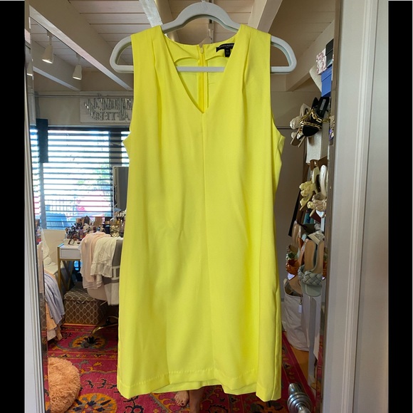 Banana Republic | Dresses | Banana Republic Bright Yellow Mini Dress Size |  Poshmark